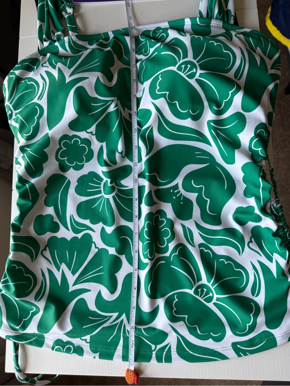 Women’s Green Floral Tankini Swim Top - XXL NWT - Picture 7 of 10